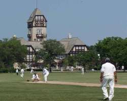 It gives importance to various sports and has space for bicycles, baseball, and cricket fields It gives importance to various sports and has space for bicycles, baseball, and cricket fields.